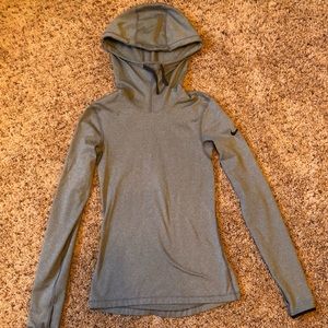 Nike Dri-fit Grey Pullover Hoodie